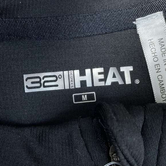 32 Degrees Women's M Activewear Sweatshirt Black a1889 - Picture 3 of 8